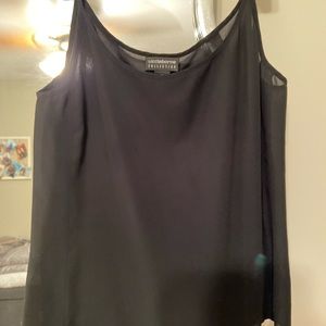 plain black tank